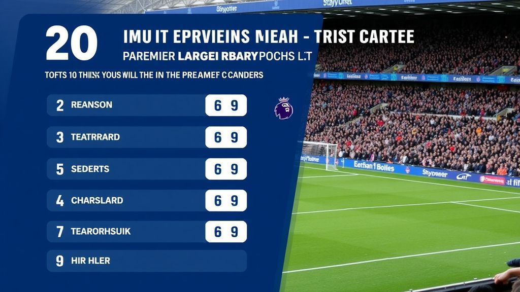2025/26英超终极预测：曼城逆转阿森纳夺冠，热刺降级命运已定？